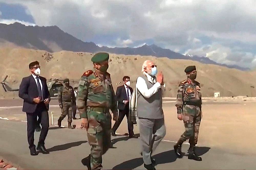 Bravery Is Prerequisite For Peace: PM Modi To Troops In Ladakh