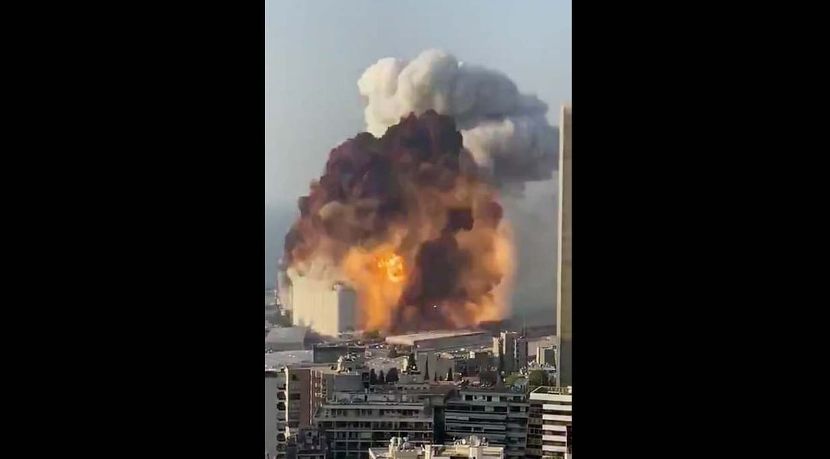 Caught On Camera: Massive Explosion Shakes Lebanons Capital Beirut, Several Feared Dead