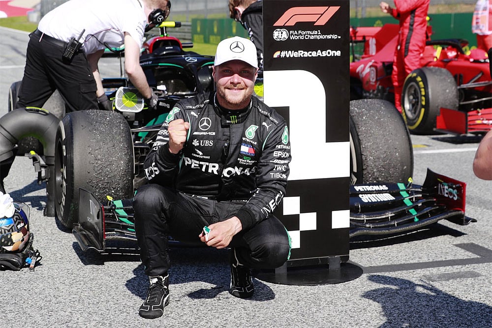 Alfa Romeo's Valtteri Bottas is celebrating a decade in F1 this year.
