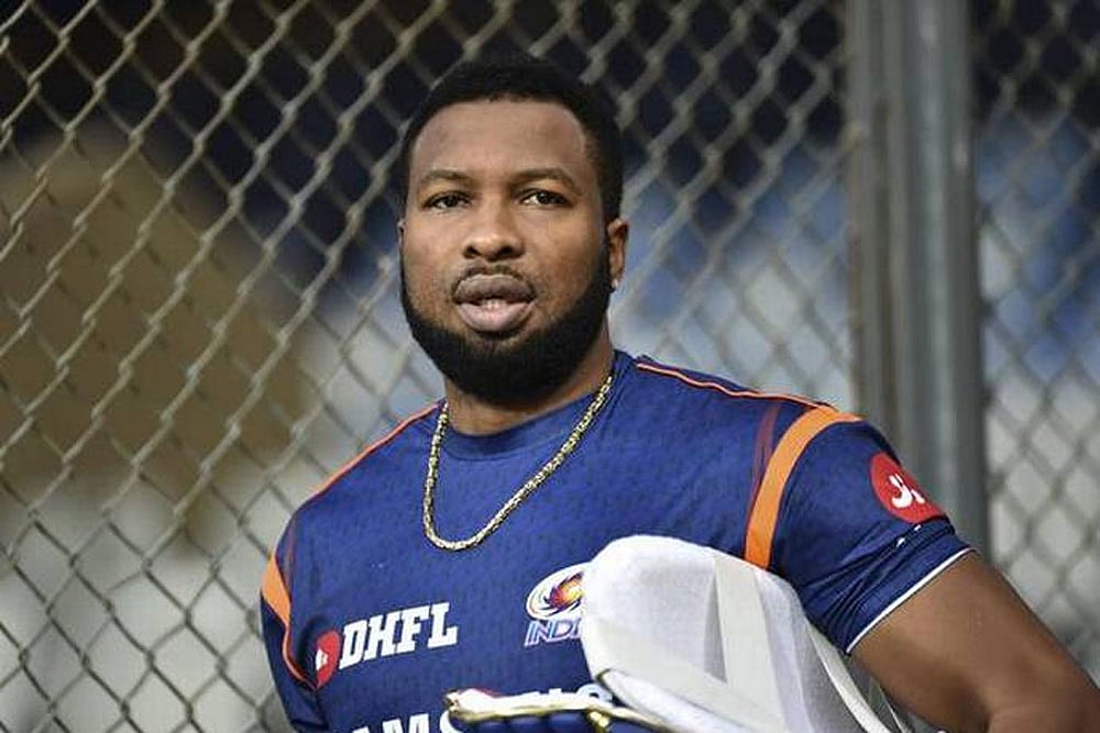 File : Kieron Pollard represented MI for 13 seasons.