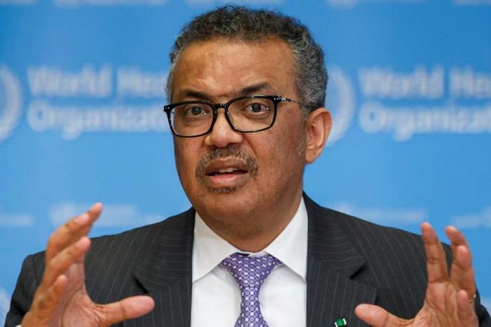 WHO chief Tedros Adhanom Ghebreyesus.