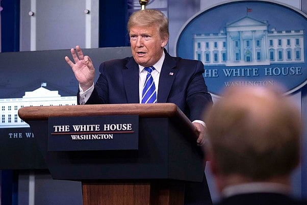 File photo  : File photo of former US President Donald Trump 