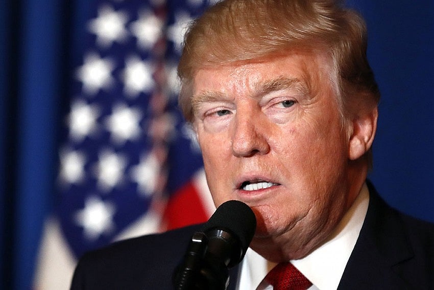 US president Donald Trump - null