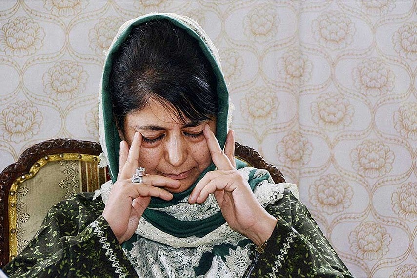 TRP Tamasha: Mehbooba Mufti On Arnab Goswami's Chats About Pulwama Attack