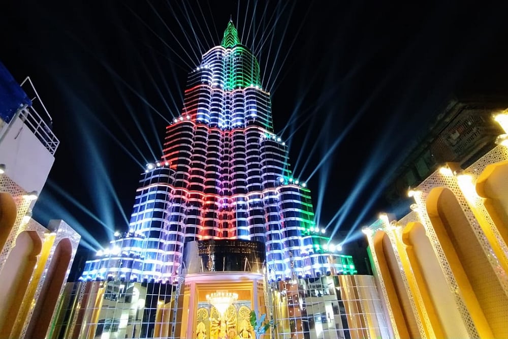 Laser Show Of Kolkata’s ‘Burj Khalifa' Durga Puja Pandal Suspended Due To Covid-19 Fears