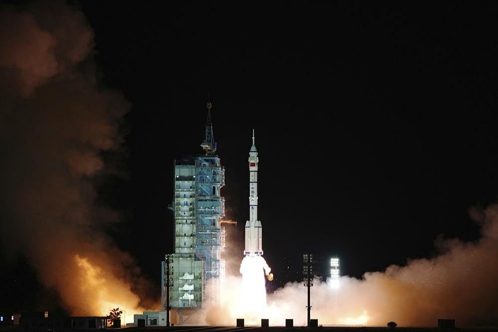 China Launches Crewed Mission To Complete Space Station Construction