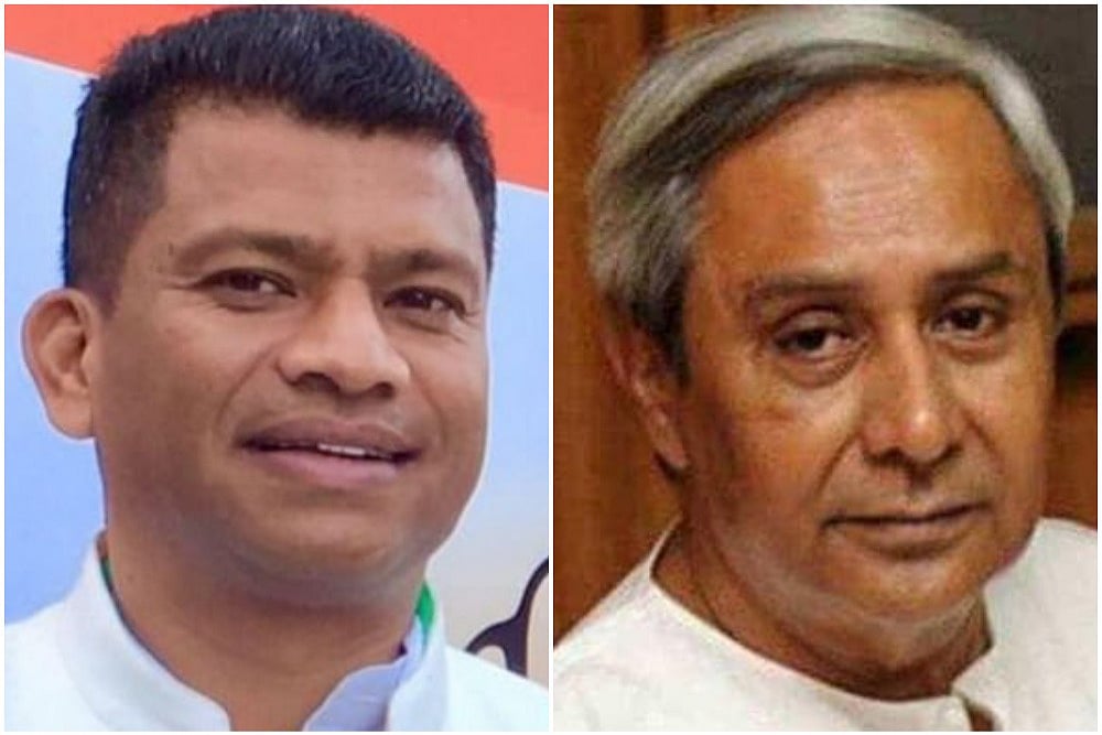 Pradeep Majhi (left) Naveen Patnaiks