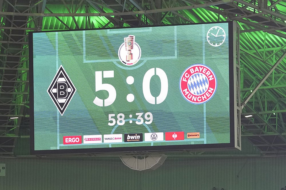 German Cup: Bayern Munich Suffer 0-5 Thrashing By Borussia Monchengladbach
