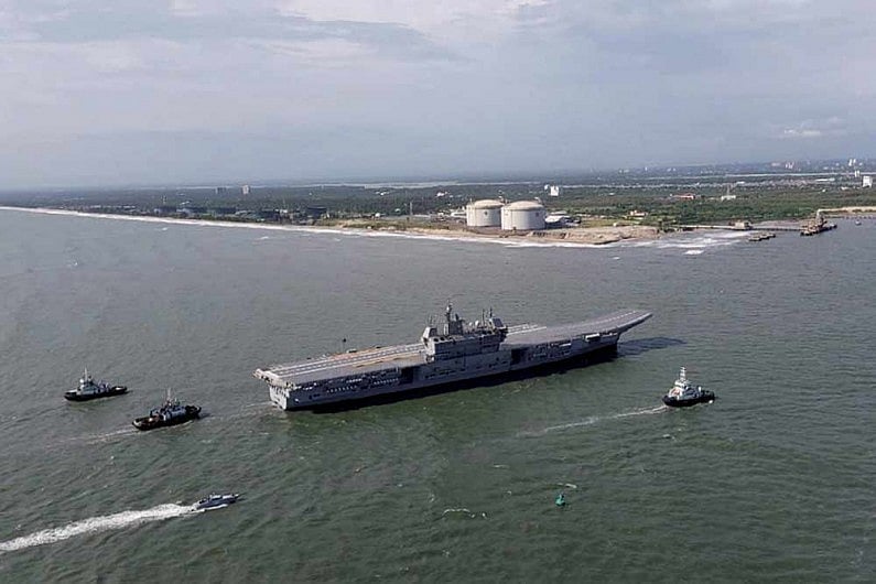 Indian Navy Takes Delivery Of Indigenous Aircraft Carrier 'Vikrant'