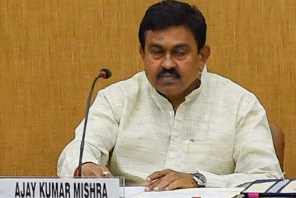 Union Minister Ajay Mishra.(File photo)