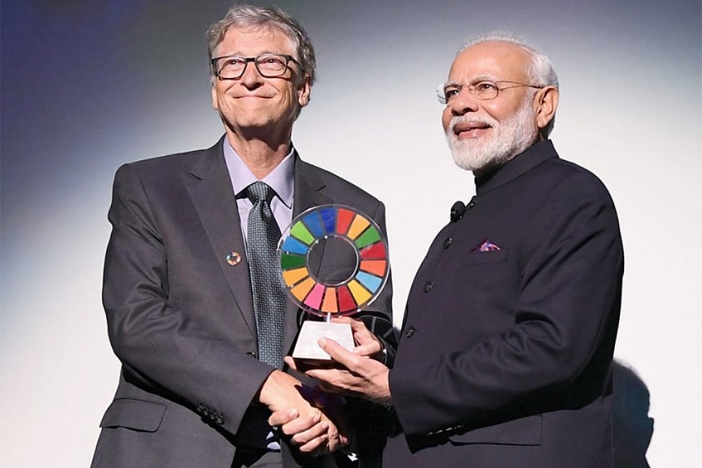 PM Modi Meets Microsoft Co-Founder Bill Gates In Glasgow