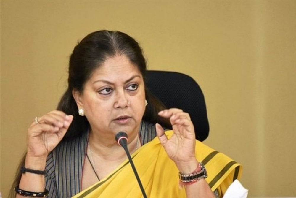 File Image  : Vasundhara Raje |