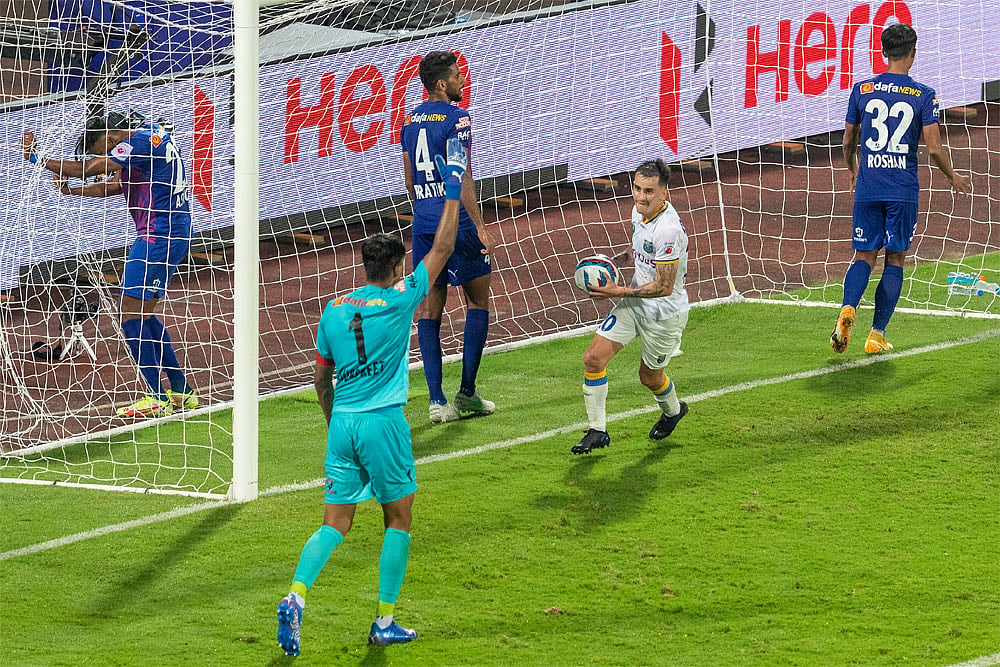 Bengaluru FC, Kerala Blasters Share Points After ISL 2021-22 Bambolim Thriller