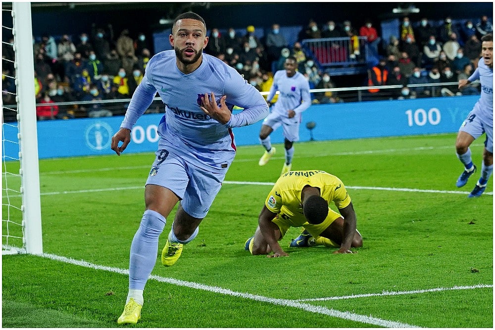 La Liga 2021-22: Late Memphis Depay Strike Key To Barcelona’s 3-1 Victory Over Villarreal