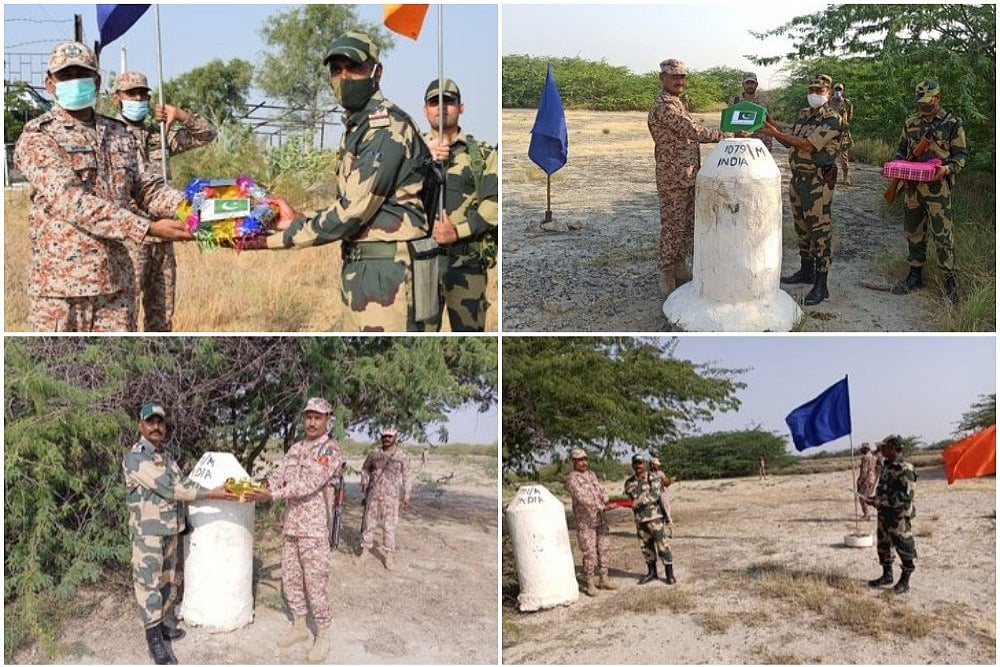 Diwali: BSF Jawans Share Sweets, Gifts With Soldiers From Pakistan And Bangladesh