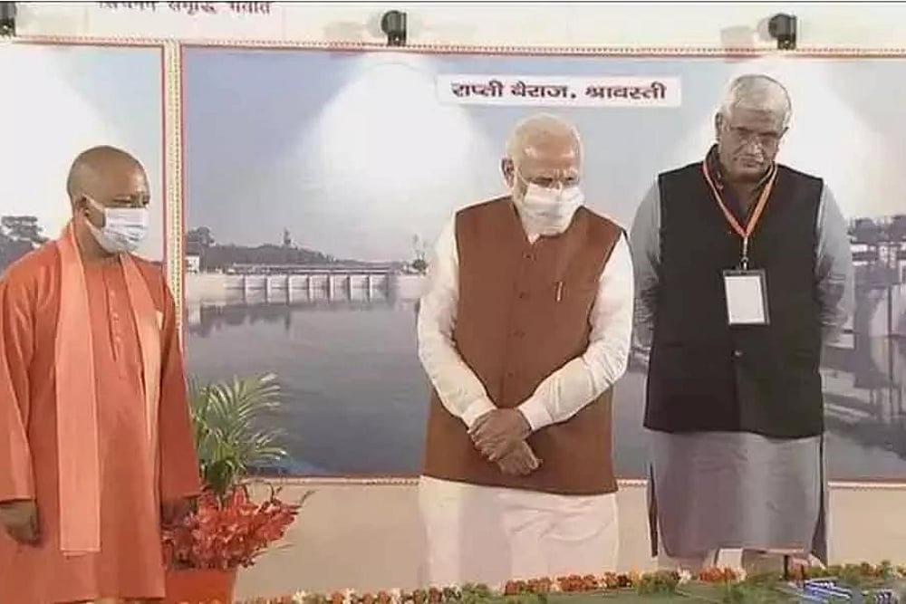 PM Modi Inaugurates Saryu Canal Project, Takes A Dig At Samajwadi Party In Poll-Bound UP