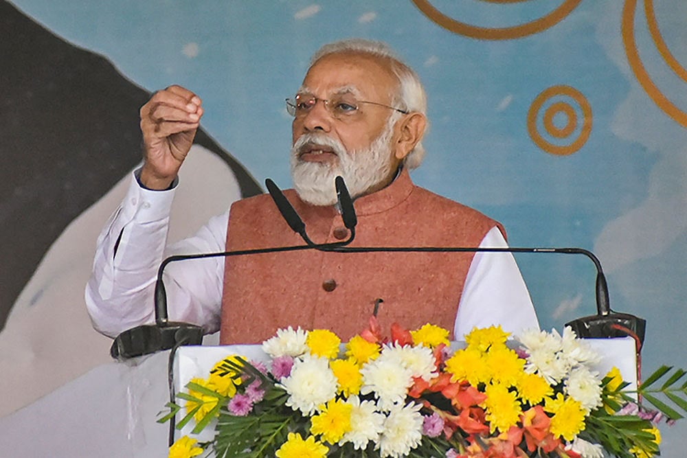 PM Modi attacks the ruling TMC over corruption in West Bengal