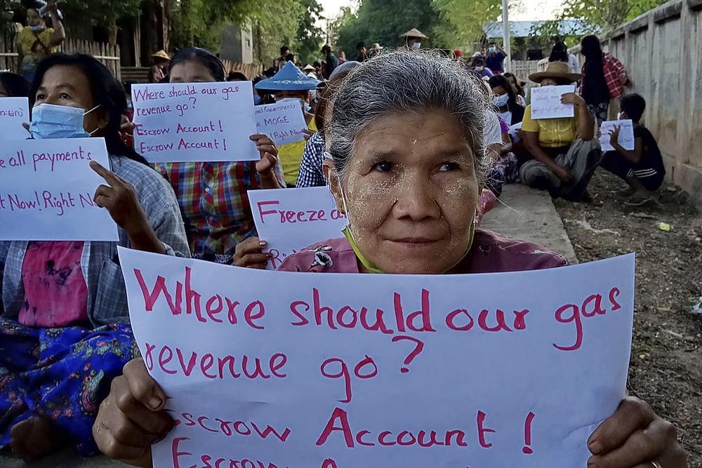 Myanmar: Public's Cries For Gas Sanctions Grows Thunderous To Stop Military Funding
