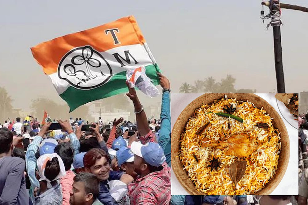 Kolkata Restaurant Owner Cooks Green Biryani With Mutton To Celebrate TMC Win
