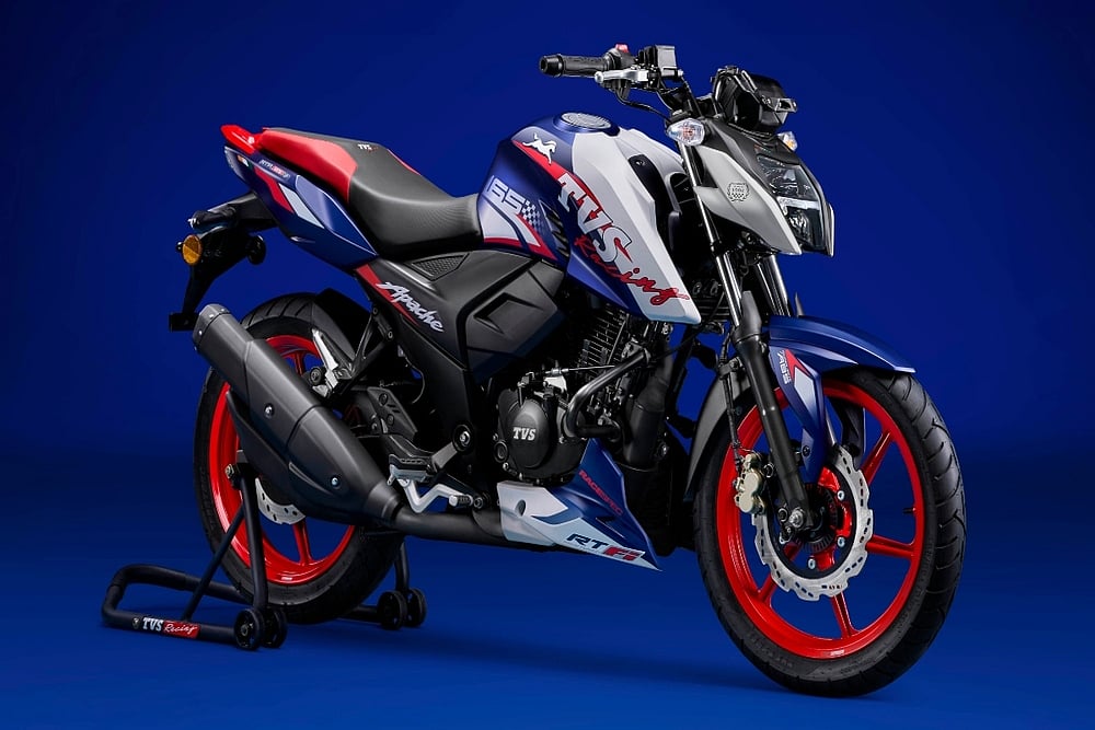 TVS Motor Launches Apache RTR 165 RP At Rs 1.45 Lakh, First Under RP Series