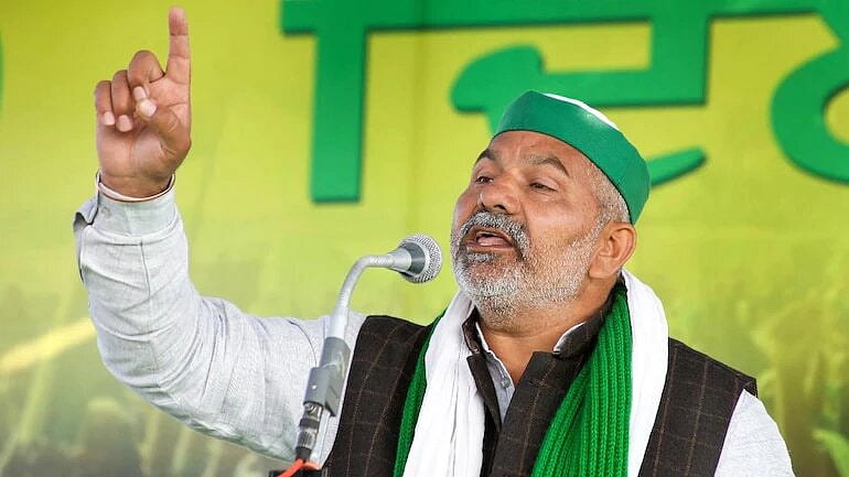 'SKM Not Contesting Any Election; Not Joining Politics': Farmer Leader Rakesh Tikait