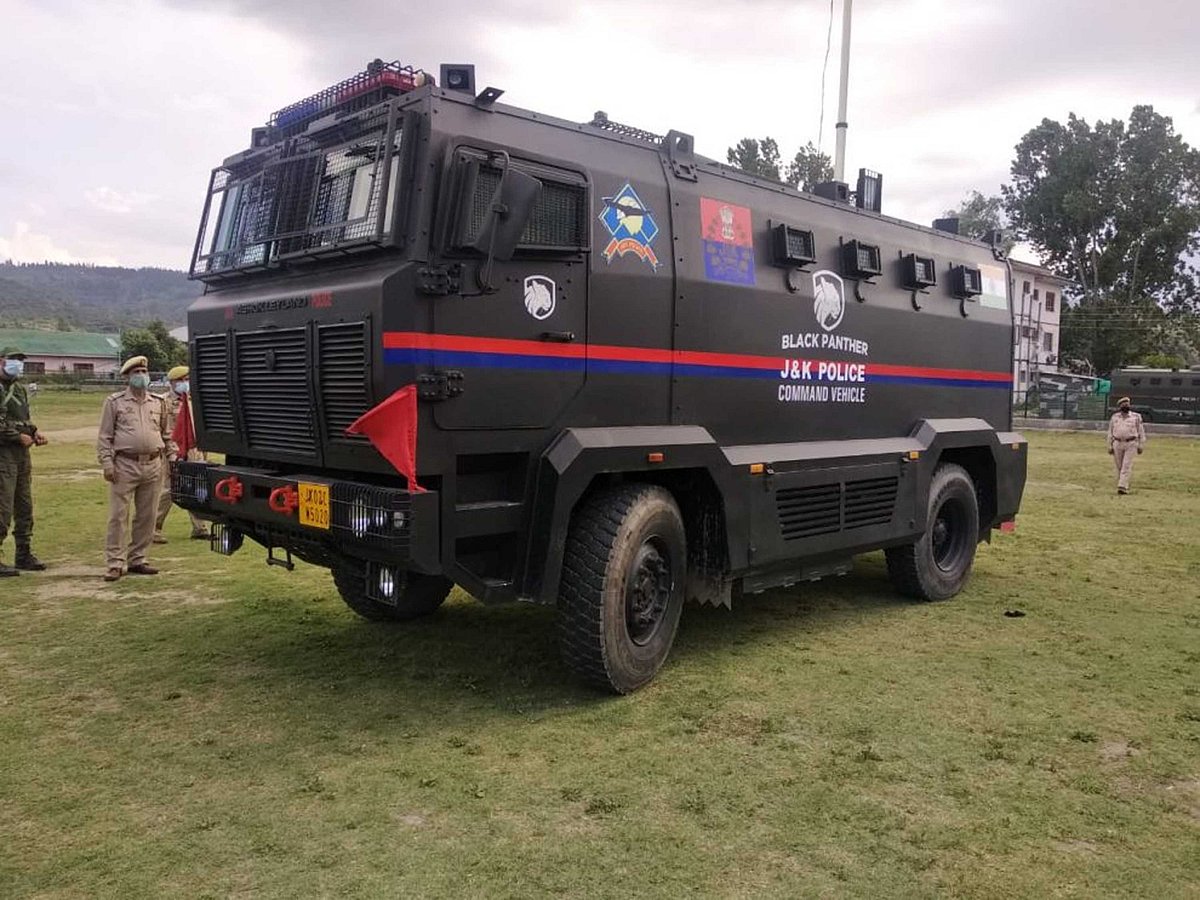 J&K Police Incorporates 'Black Panther' Vehicles For Anti-Terror Operations, Surveillance