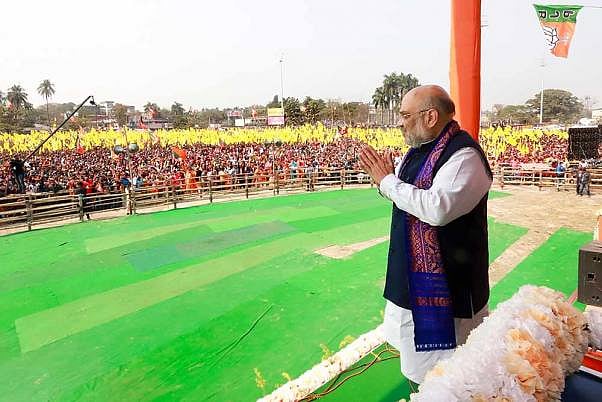 Addressing a rally at Balagarh in the Hooghly district during the first phase of polling, Shah expressed confidence that the BJP is prepared to form a government with a full majority.  - File photo; Representative image