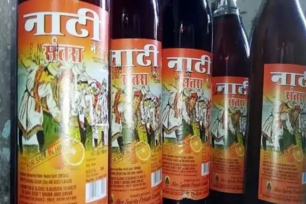 Nati Image On Liquor Bottles Sparks War Dance In Himachal
