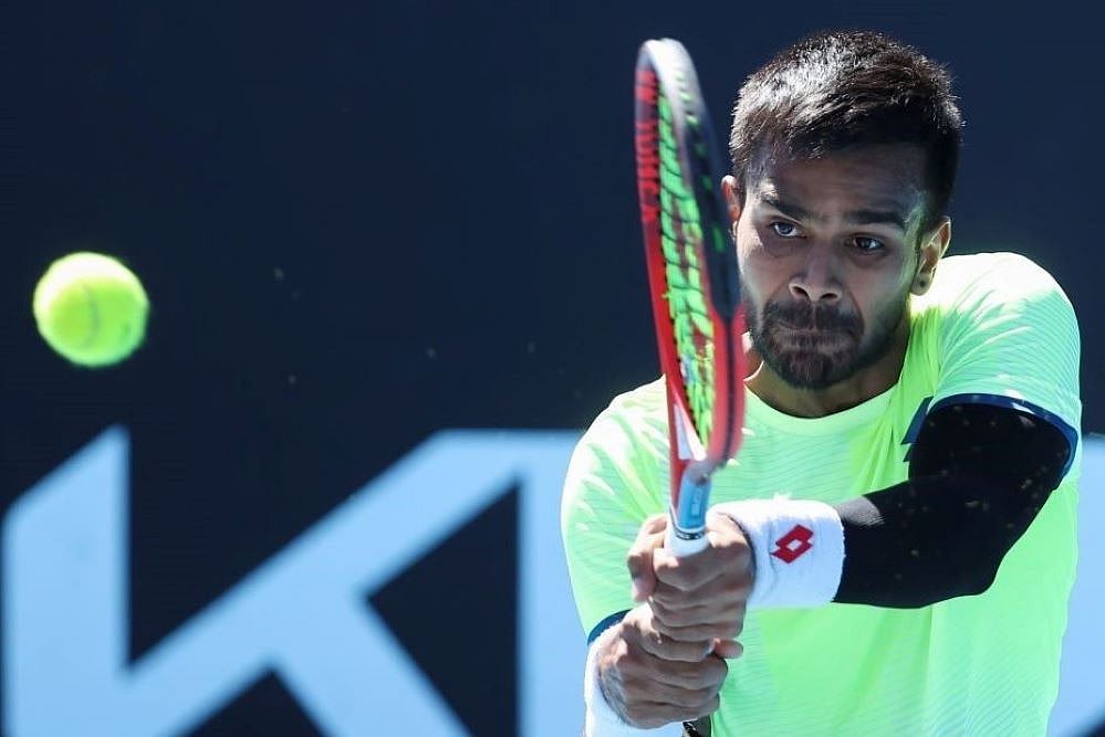 (Photo: File) : India's Sumit Nagal rose 23 ranks in the ATP Men's Singles Rankings, entering the top-100