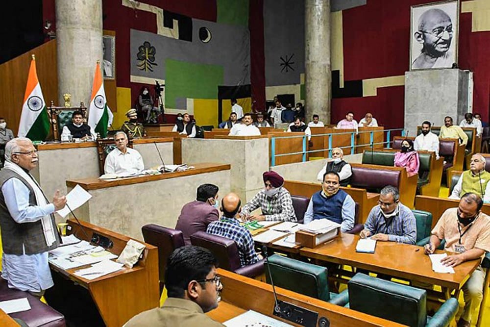 Haryana Assembly, in Chandigarh. (Representative Image)