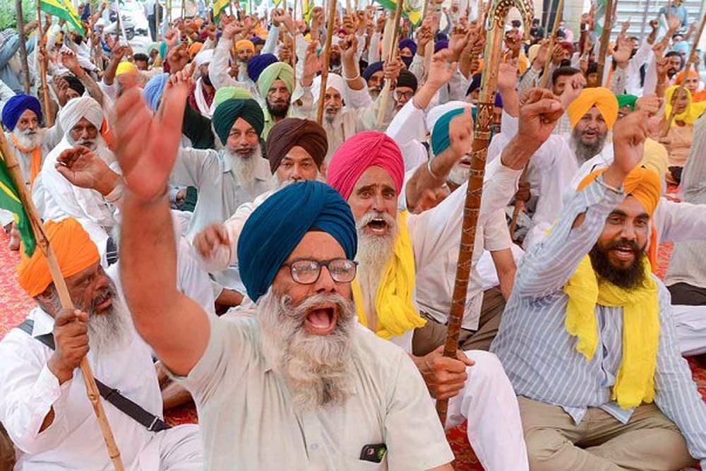 Farmers' Stir: Protesting Farmers Block KMP Expressway In Haryana