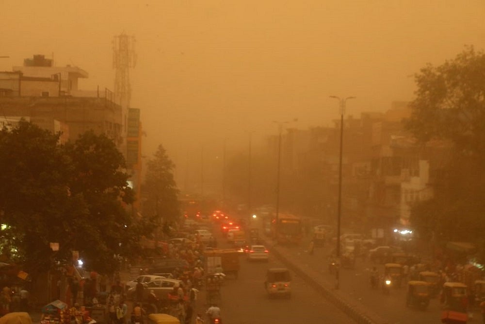 Delhi dust storm