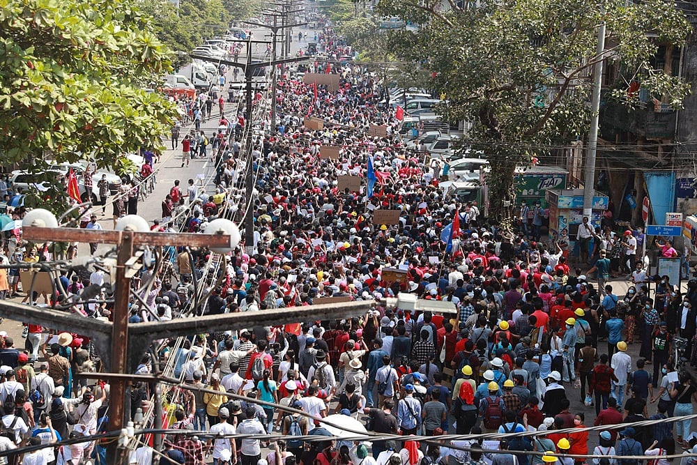 Myanmar Cuts Wireless Internet Service Amid Coup Protests