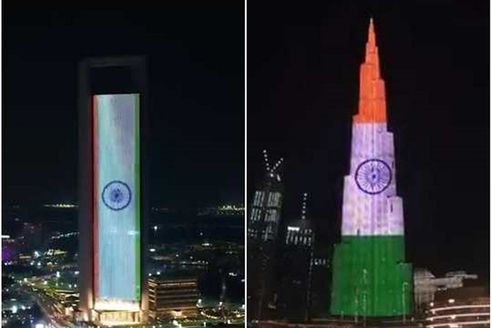 'Stay Strong India': Burj Khalifa Lights Up In Tricolour Amid Covid-19 Crisis