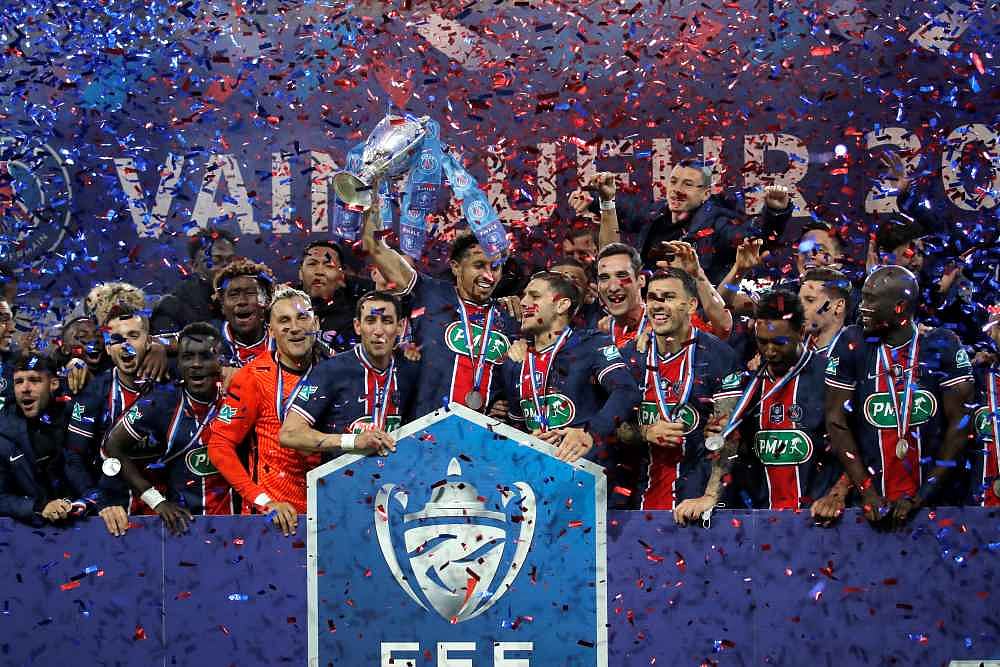 Kylian Mbappe Stars In Paris-Saint Germain's 2-0 Win Over Monaco In Coupe de France Final