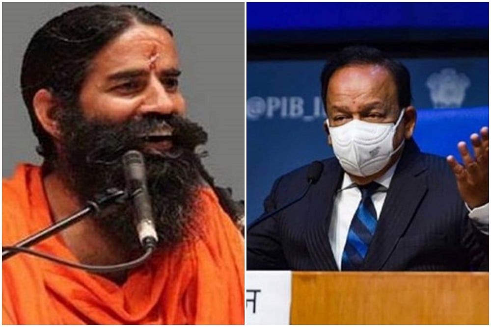 Statement On Allopathy Can Weaken Fight Against Covid, Withdraw It: Harsh Vardhan To Ramdev