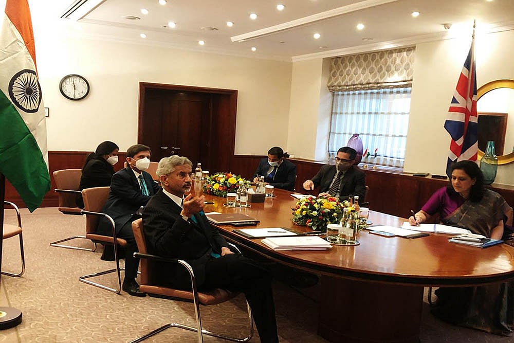 Jaishankar Holds Talks With UK Counterpart On Bilateral Trade, Covid Cooperation