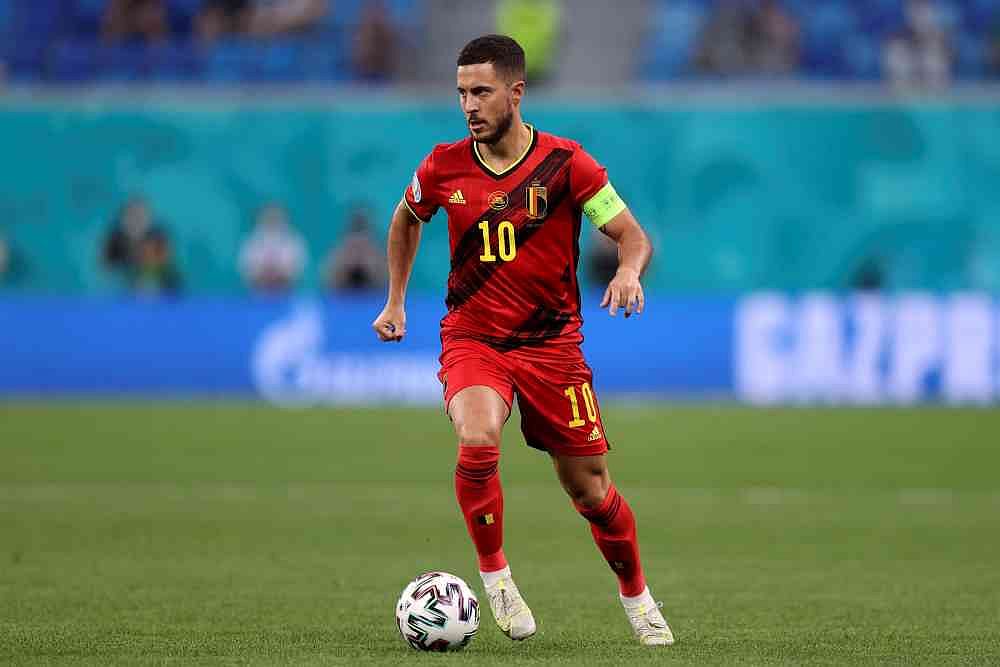 Belgium's Eden Hazard made 126 appearances and scored 33 goals.