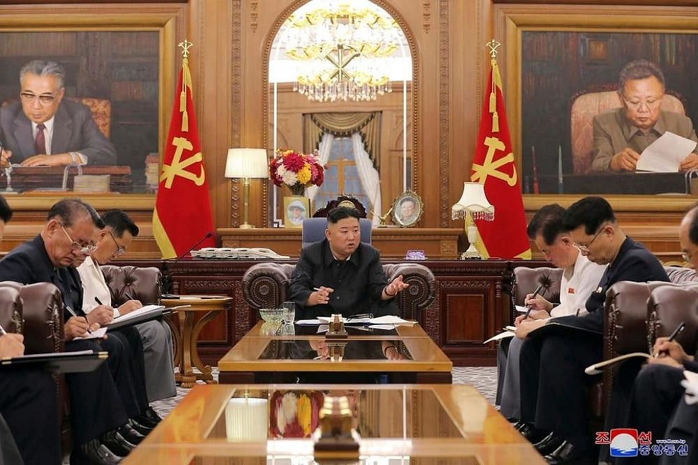 Kim Jong Un Presents Economic Plans To Stabilize Post-Covid N Korean Economy