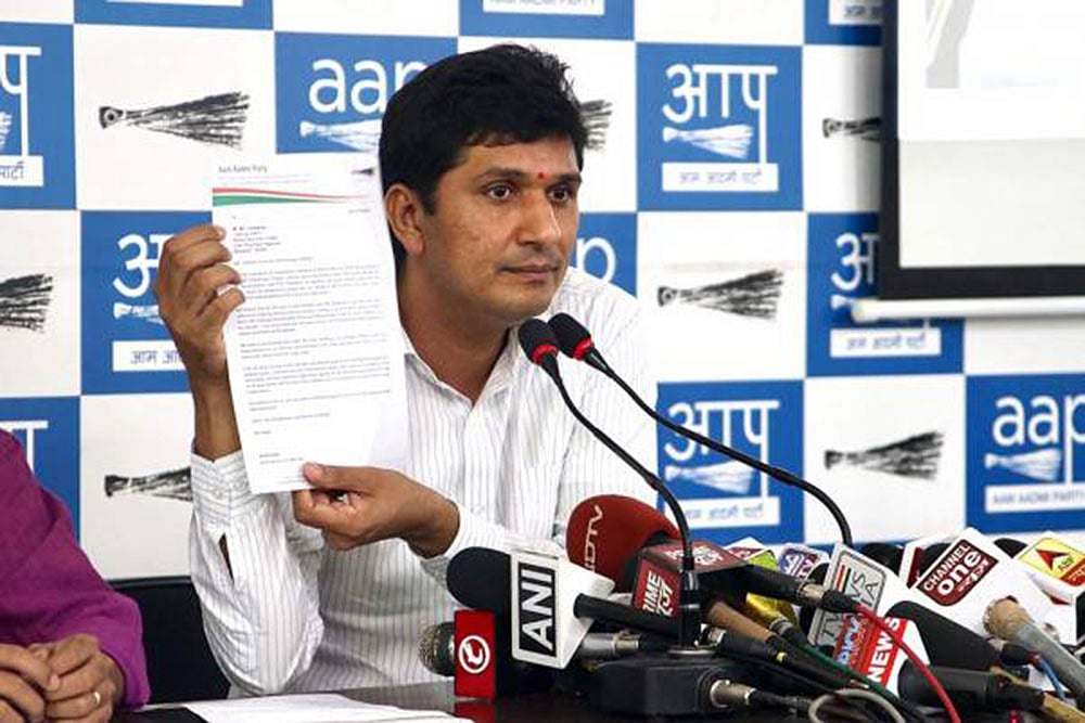 AAP MLA Saurabh Bhardwaj