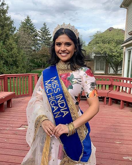 Vaidehi Dongre From Michigan Crowned Miss India USA - null