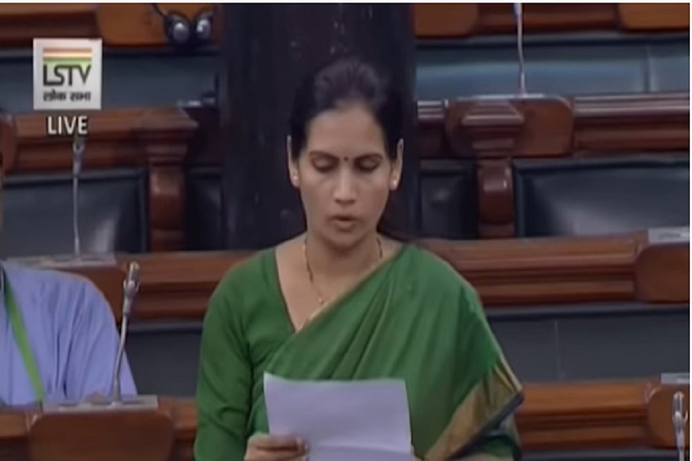  Minister of State for Health Bharati Pravin Pawar in Lok Sabha