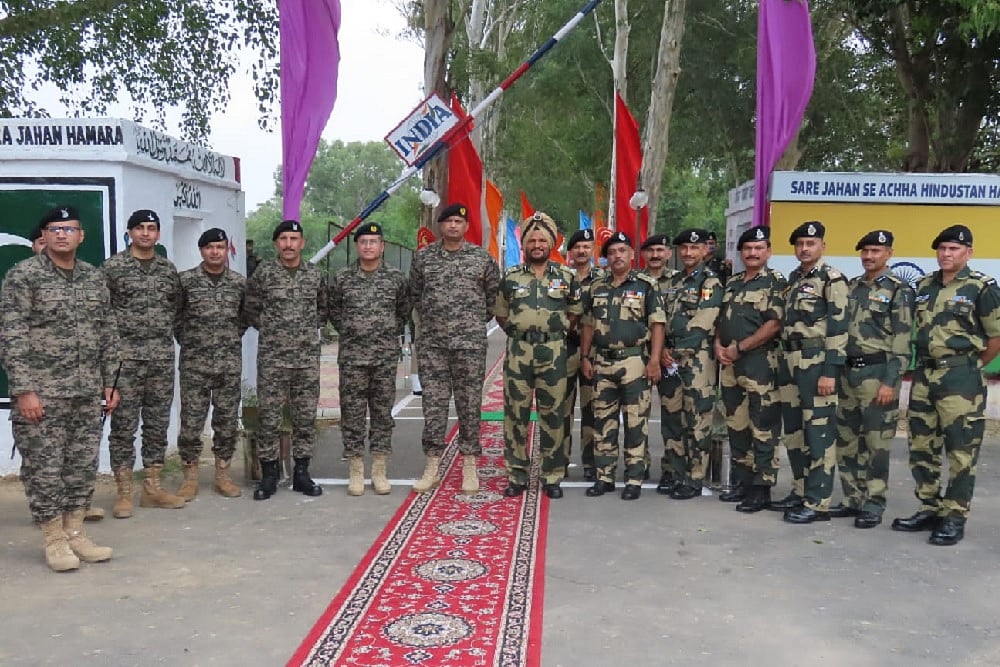 It was the first sector commander-level meeting between the two border guarding forces -- BSF and Pakistan Rangers --after the declaration of ceasefire agreement by DGMOs in February