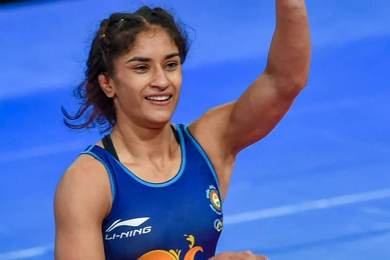 Indian Wrestler Vinesh Phogat. - File