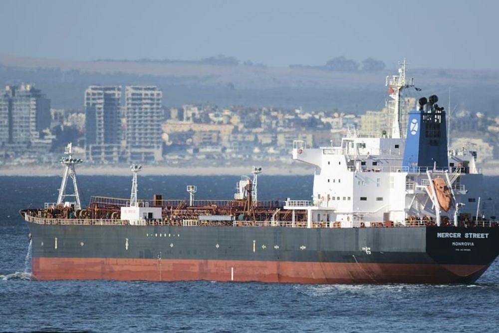 US Navy Says Drone Strike Hit Oil Tanker Off Oman, Killing 2