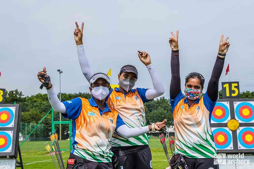 India U-18 Compound Archers Shatter Two Qualifying World Records At Youth Championships