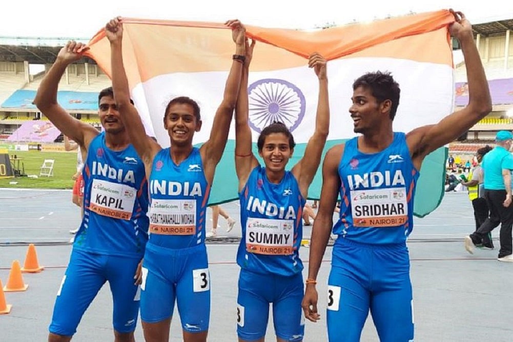 Indian Mixed 4x400m Relay Team Wins Bronze In U-20 World Athletics Championships