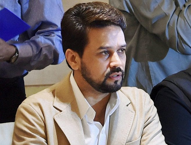 Union Information and Broadcasting Minister Anurag Thakur 