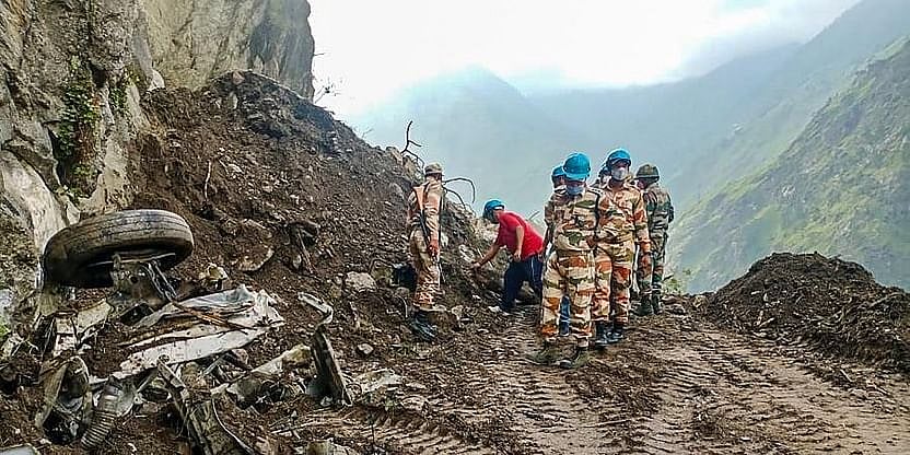 Illegal Mining Induced Landslide Kills One In HP's Mandi, One Injured
