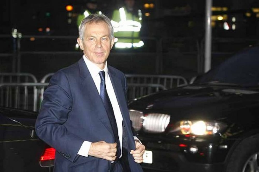  Former British PM Tony Blair unhappy about US withdrawal from Afghanistan. (File photo)